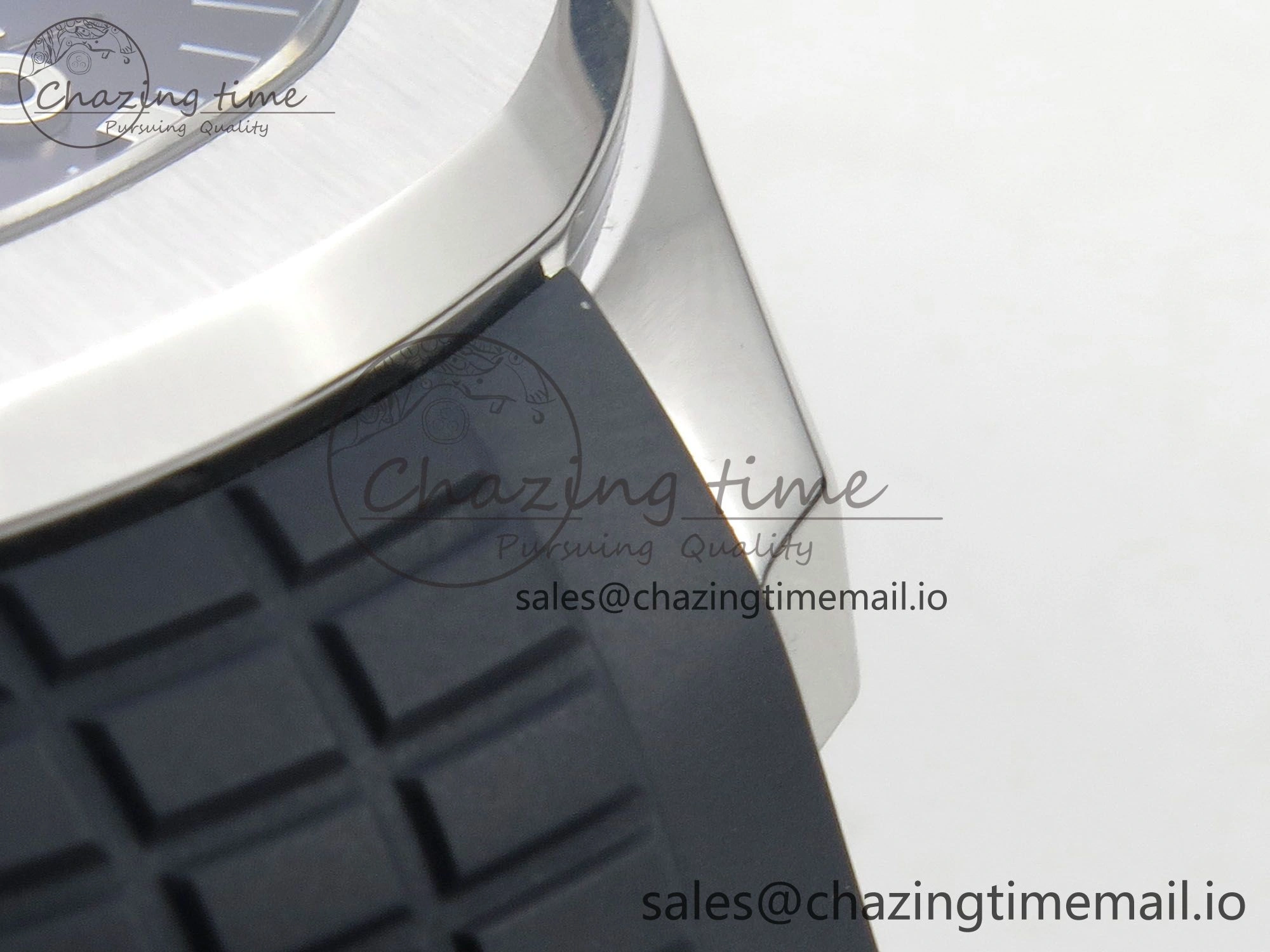 Aquanaut 5168G 42mm SS APWF 1:1 Best Edition Blue Dial on Blue Rubber Strap A324 Super Clone (Weighted) Lightweight 8629