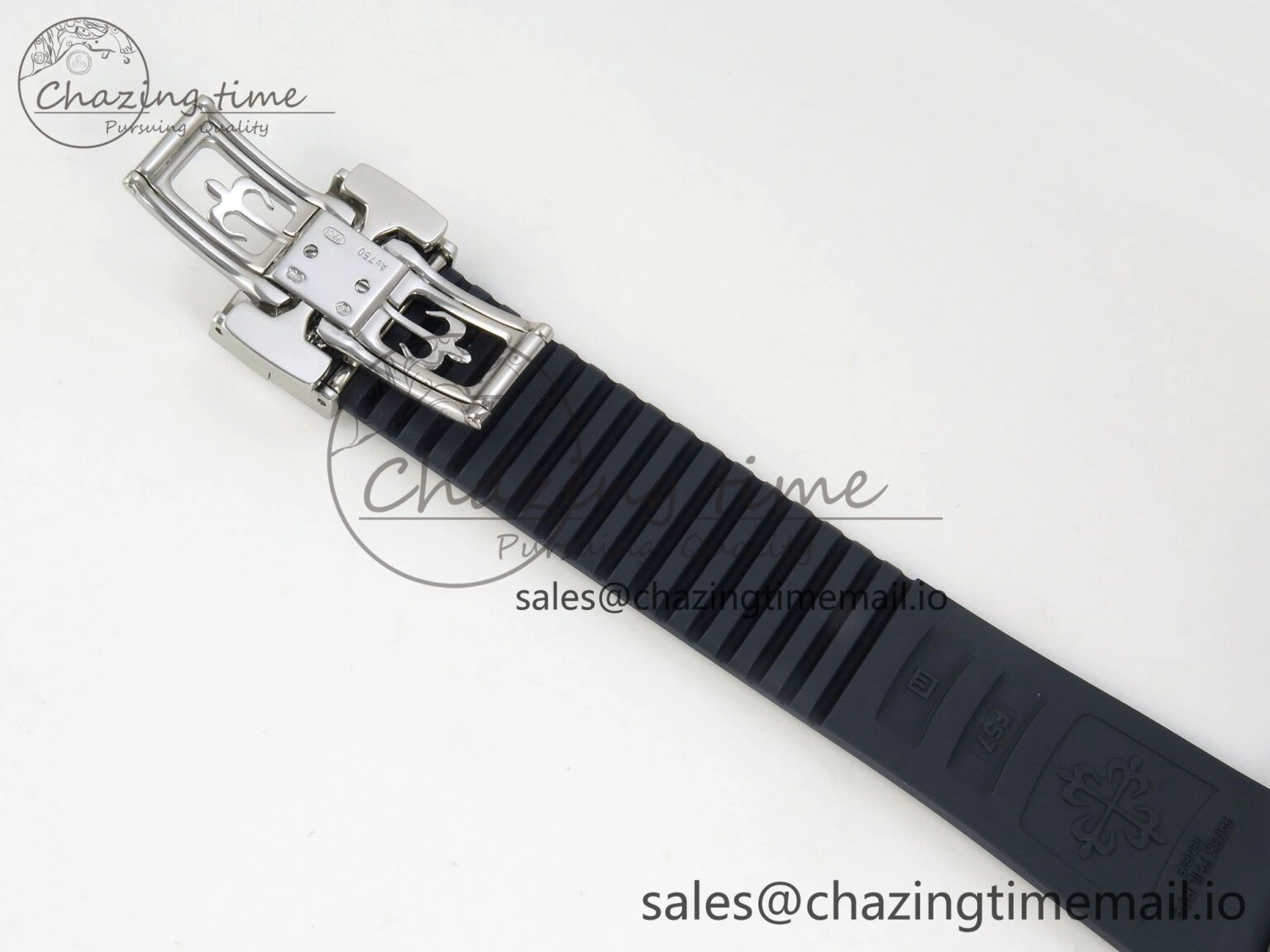 Aquanaut 5168G 42mm SS APWF 1:1 Best Edition Blue Dial on Blue Rubber Strap A324 Super Clone (Weighted) Lightweight 8629