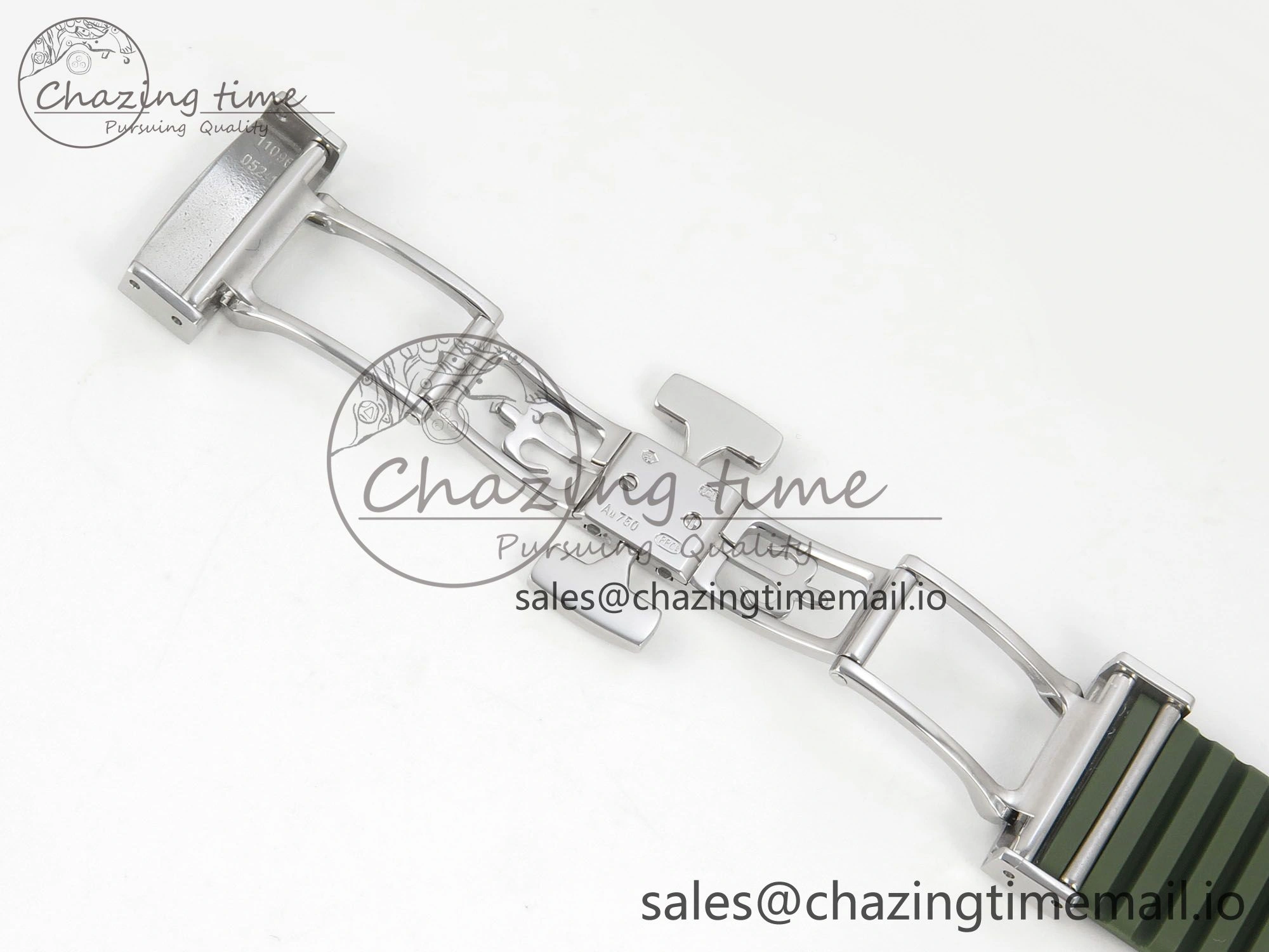 OdorResistant Aquanaut 5168G 42mm SS APWF 1:1 Best Edition Green Dial on Green Rubber Strap A324 Super Clone (Weighted) 8630