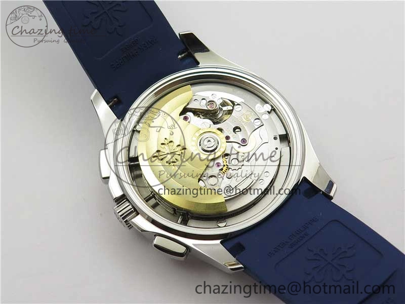 Aquanaut 5968 SS OMF Best Edition Blue Dial on Blue Rubber Strap A Lightweight 8884