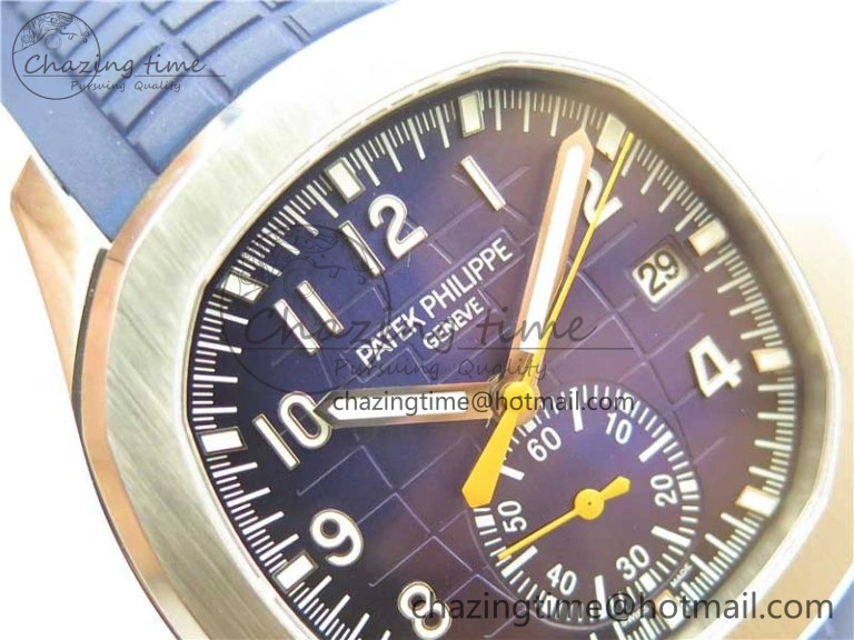 Aquanaut 5968 SS OMF Best Edition Blue Dial on Blue Rubber Strap A Lightweight 8884