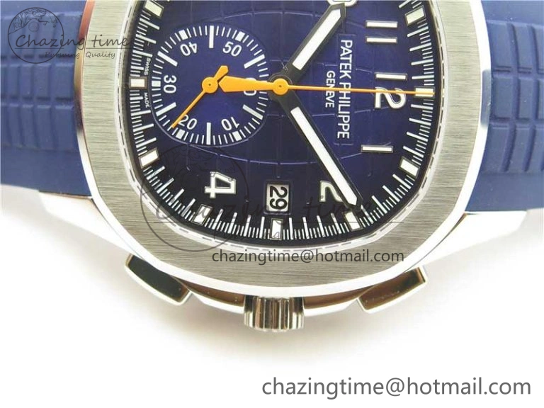 Aquanaut 5968 SS OMF Best Edition Blue Dial on Blue Rubber Strap A Lightweight 8884