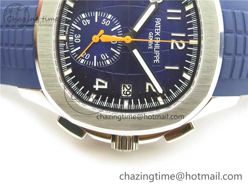 Aquanaut 5968 SS OMF Best Edition Blue Dial on Blue Rubber Strap A Lightweight 8884