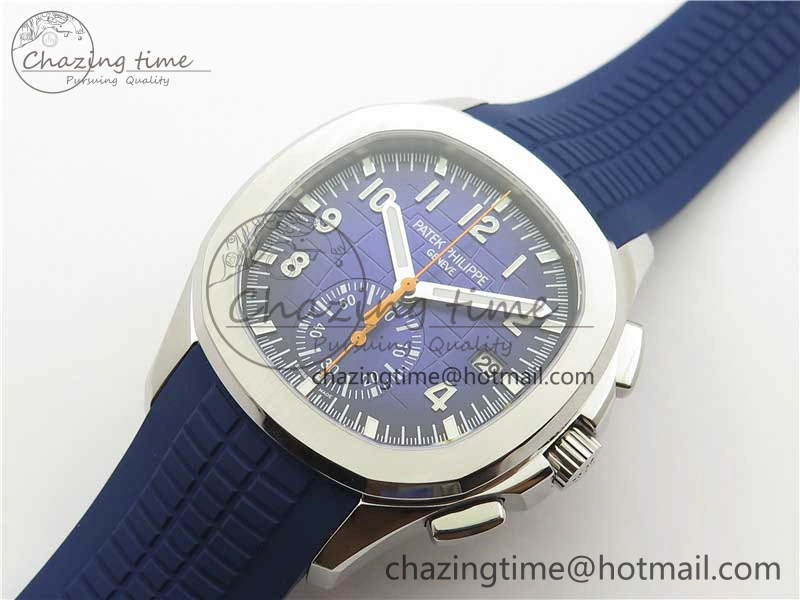 Aquanaut 5968 SS OMF Best Edition Blue Dial on Blue Rubber Strap A Lightweight 8884
