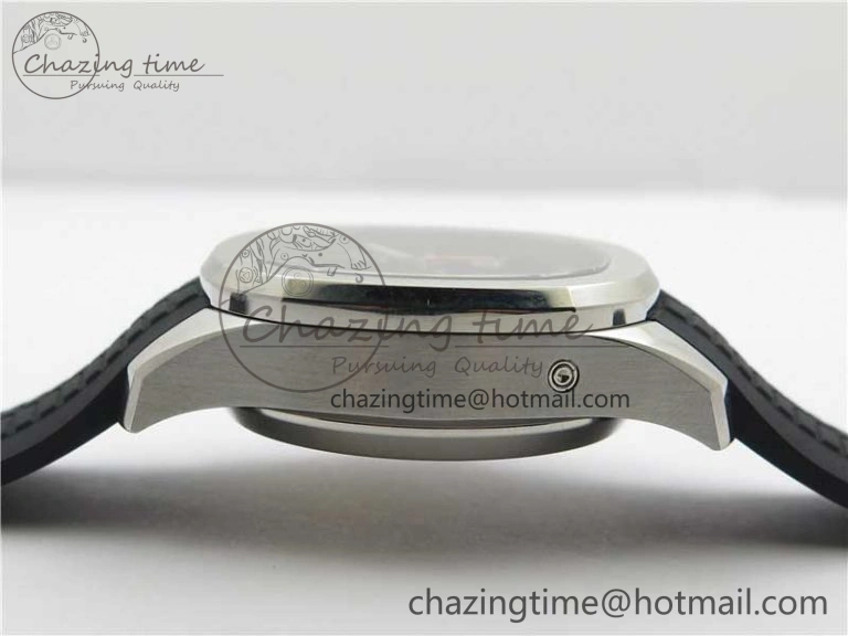 Aquanaut 5968 SS OMF Best Edition Gray Dial on Black Rubber Strap A OdorResistant 8885