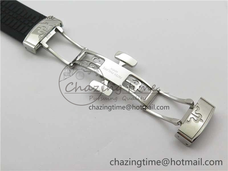Aquanaut 5968 SS OMF Best Edition Gray Dial on Black Rubber Strap A OdorResistant 8885