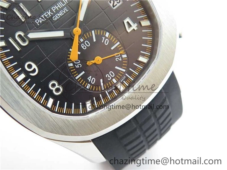 Aquanaut 5968 SS OMF Best Edition Gray Dial on Black Rubber Strap A OdorResistant 8885