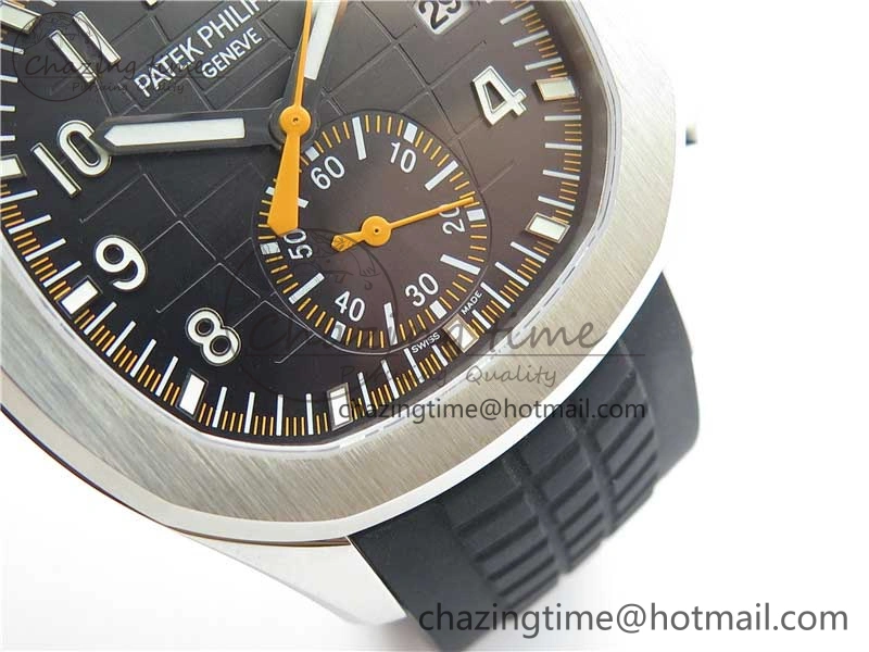 Aquanaut 5968 SS OMF Best Edition Gray Dial on Black Rubber Strap A OdorResistant 8885