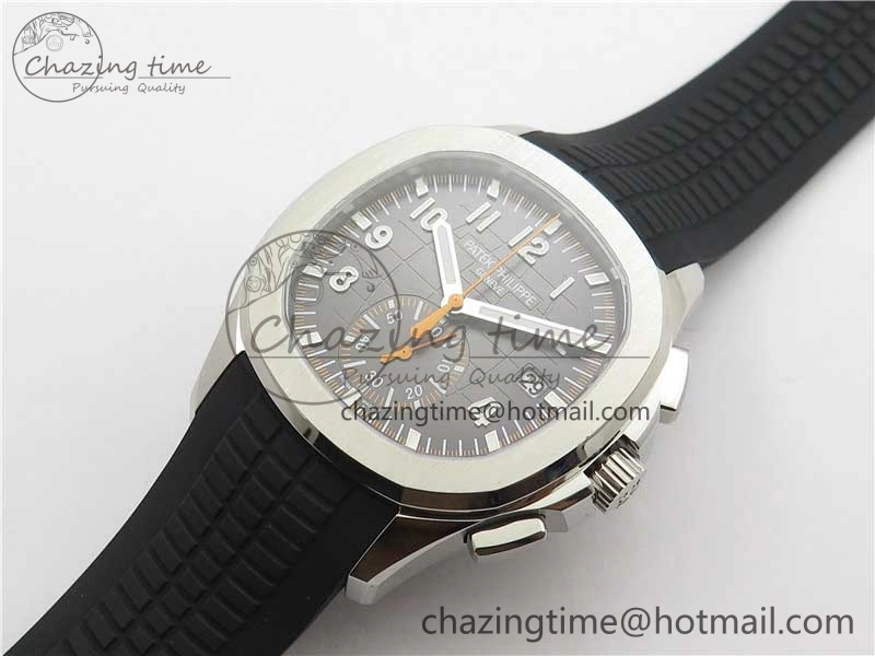 Aquanaut 5968 SS OMF Best Edition Gray Dial on Black Rubber Strap A OdorResistant 8885