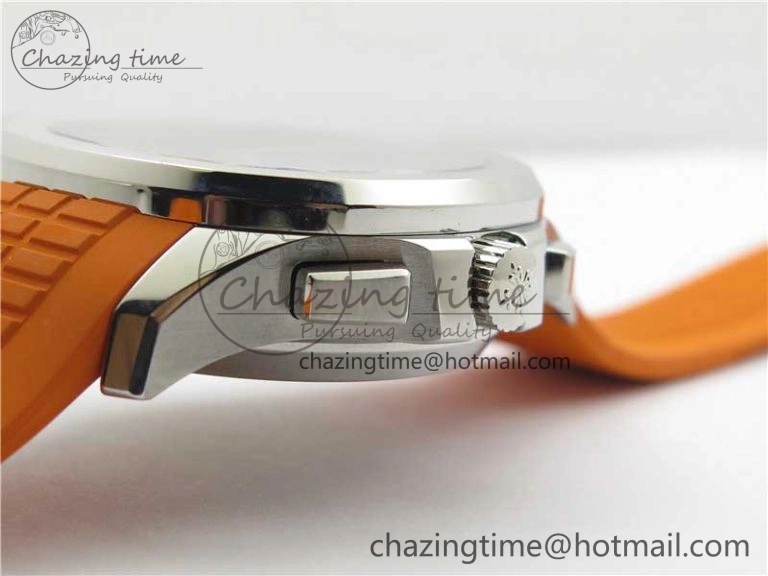 Aquanaut 5968 SS OMF Best Edition Gray Dial on Orange Rubber Strap A Snug 8886
