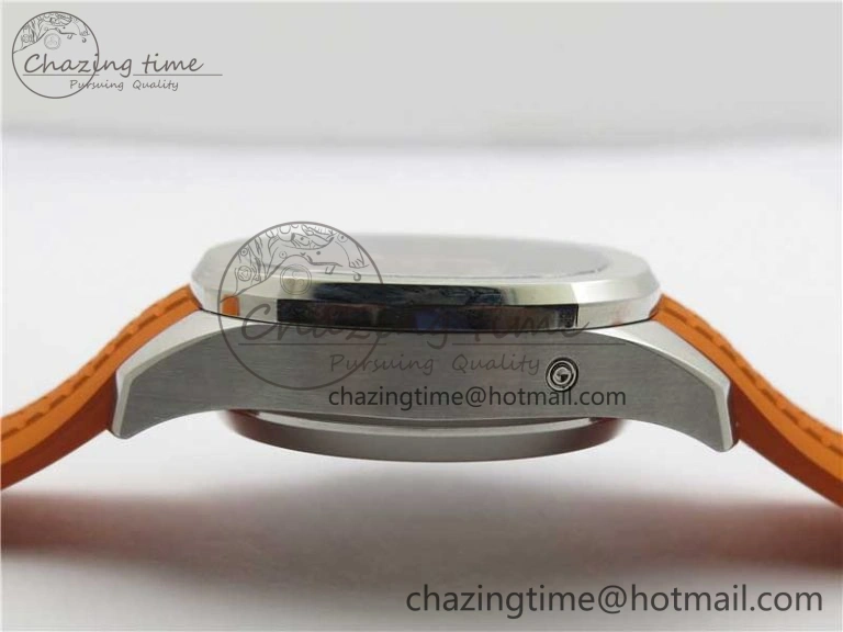 Aquanaut 5968 SS OMF Best Edition Gray Dial on Orange Rubber Strap A Snug 8886