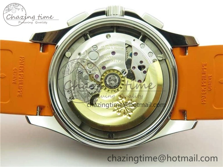 Aquanaut 5968 SS OMF Best Edition Gray Dial on Orange Rubber Strap A Snug 8886