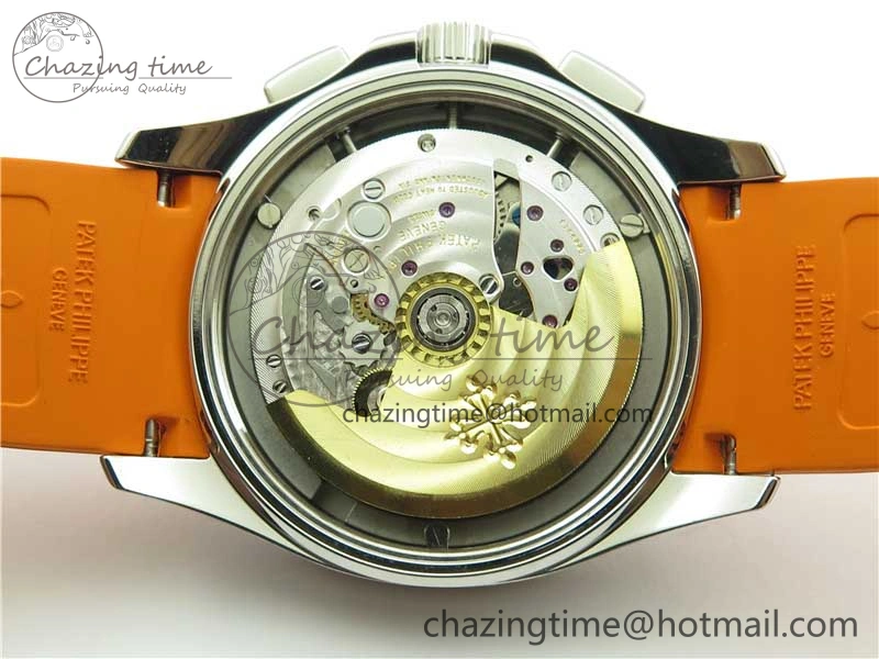 Aquanaut 5968 SS OMF Best Edition Gray Dial on Orange Rubber Strap A Snug 8886