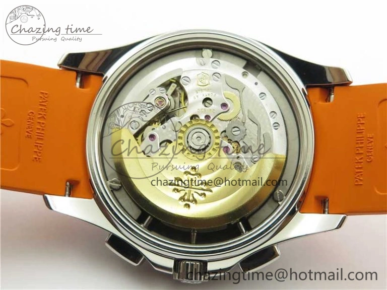 Aquanaut 5968 SS OMF Best Edition Gray Dial on Orange Rubber Strap A Snug 8886