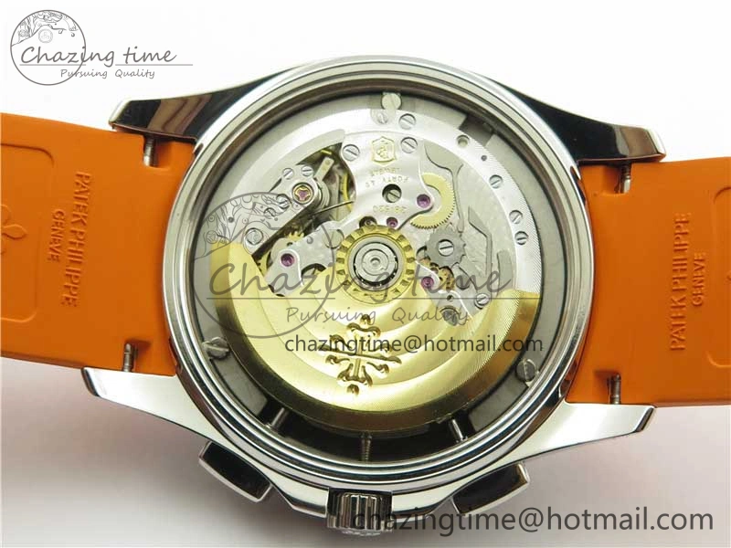 Aquanaut 5968 SS OMF Best Edition Gray Dial on Orange Rubber Strap A Snug 8886