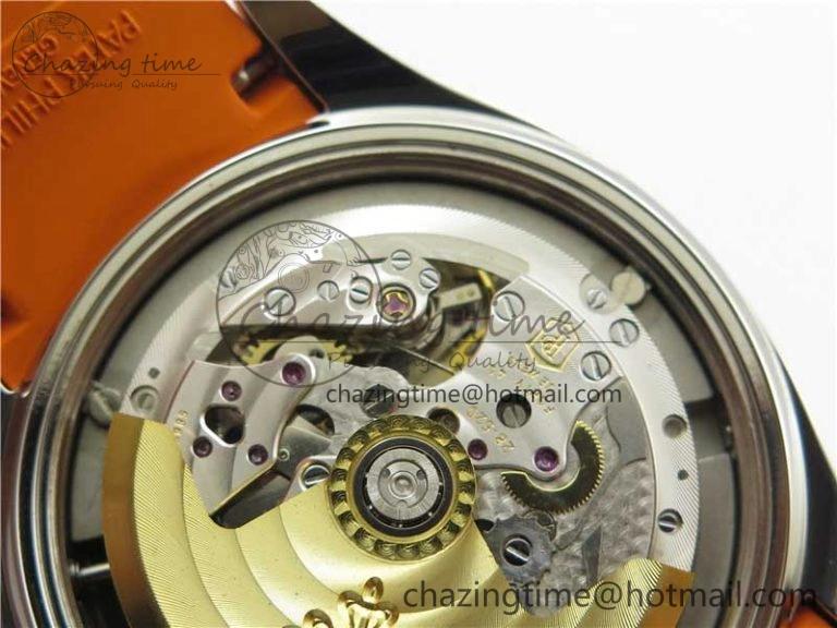 Aquanaut 5968 SS OMF Best Edition Gray Dial on Orange Rubber Strap A Snug 8886