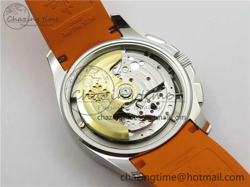 Aquanaut 5968 SS OMF Best Edition Gray Dial on Orange Rubber Strap A Snug 8886