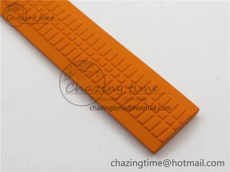 Aquanaut 5968 SS OMF Best Edition Gray Dial on Orange Rubber Strap A Snug 8886