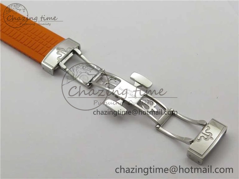 Aquanaut 5968 SS OMF Best Edition Gray Dial on Orange Rubber Strap A Snug 8886
