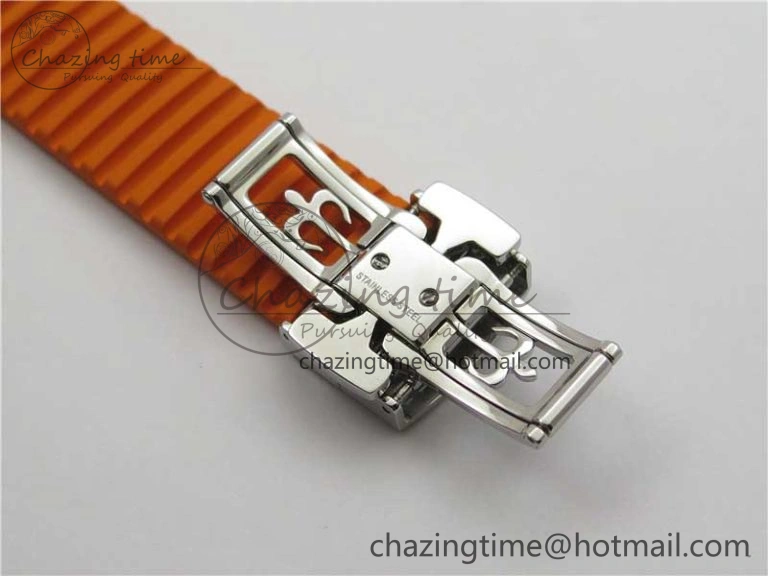 Aquanaut 5968 SS OMF Best Edition Gray Dial on Orange Rubber Strap A Snug 8886