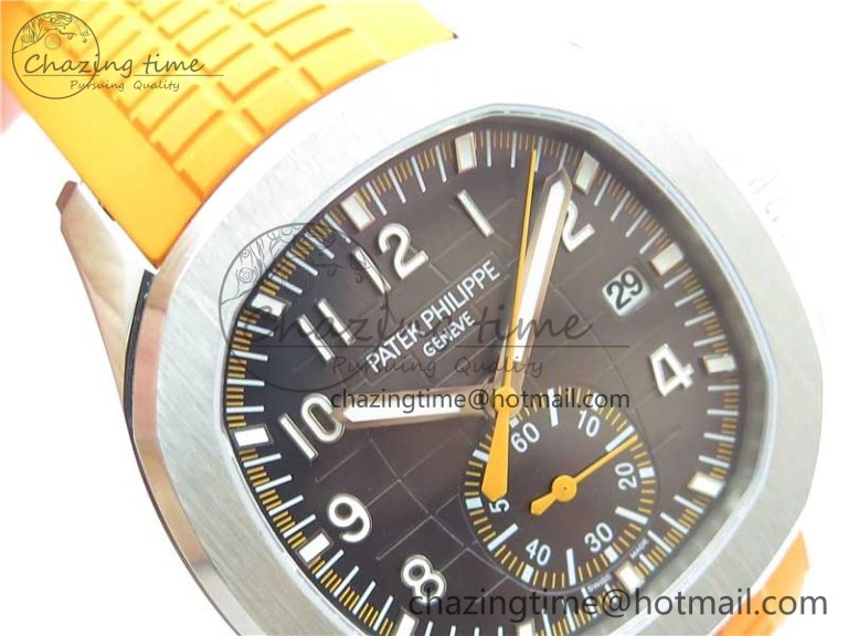 Aquanaut 5968 SS OMF Best Edition Gray Dial on Orange Rubber Strap A Snug 8886