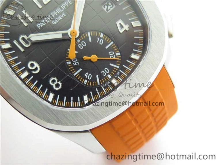 Aquanaut 5968 SS OMF Best Edition Gray Dial on Orange Rubber Strap A Snug 8886