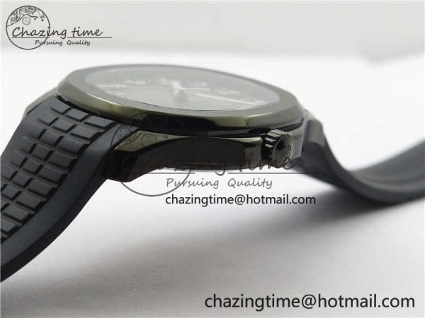 Aquanaut Black Venom DLC ZF 1:1 Best Edition Black Dial on Black Rubber Strap 324CS (Free box) HighPerformance 8892