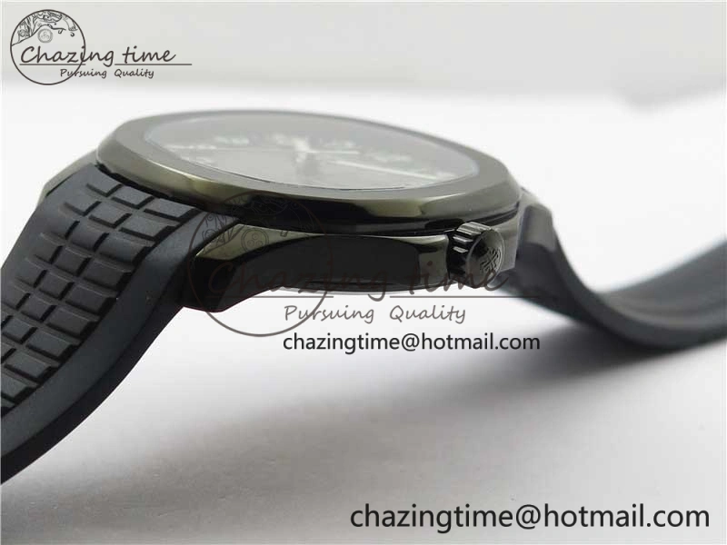 Aquanaut Black Venom DLC ZF 1:1 Best Edition Black Dial on Black Rubber Strap 324CS (Free box) HighPerformance 8892