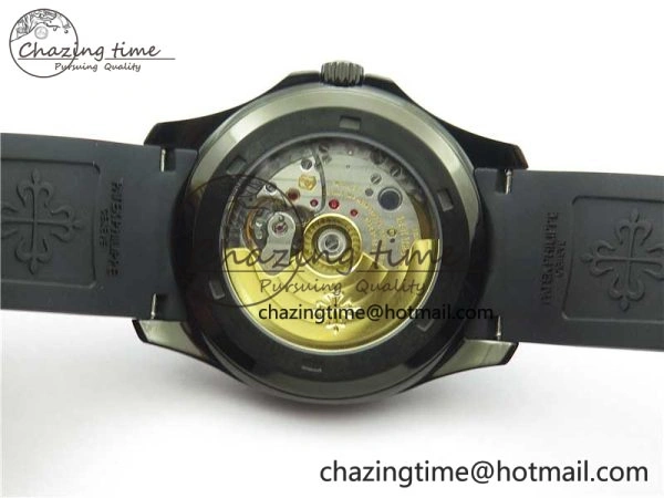 Aquanaut Black Venom DLC ZF 1:1 Best Edition Black Dial on Black Rubber Strap 324CS (Free box) HighPerformance 8892