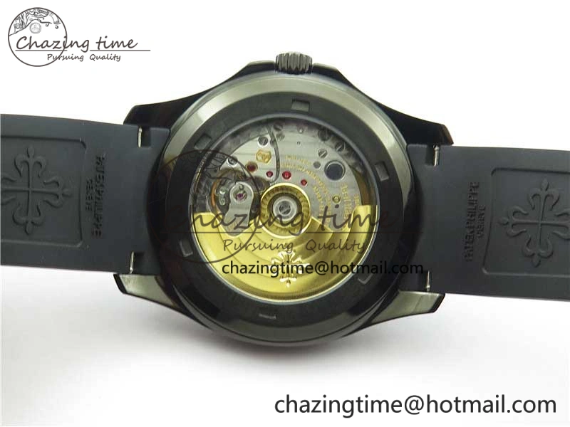 Aquanaut Black Venom DLC ZF 1:1 Best Edition Black Dial on Black Rubber Strap 324CS (Free box) HighPerformance 8892