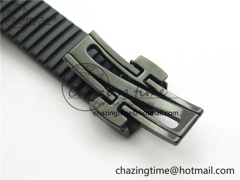 Aquanaut Black Venom DLC ZF 1:1 Best Edition Black Dial on Black Rubber Strap 324CS (Free box) HighPerformance 8892