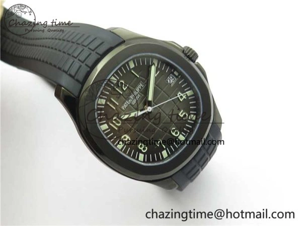 Aquanaut Black Venom DLC ZF 1:1 Best Edition Black Dial on Black Rubber Strap 324CS (Free box) HighPerformance 8892