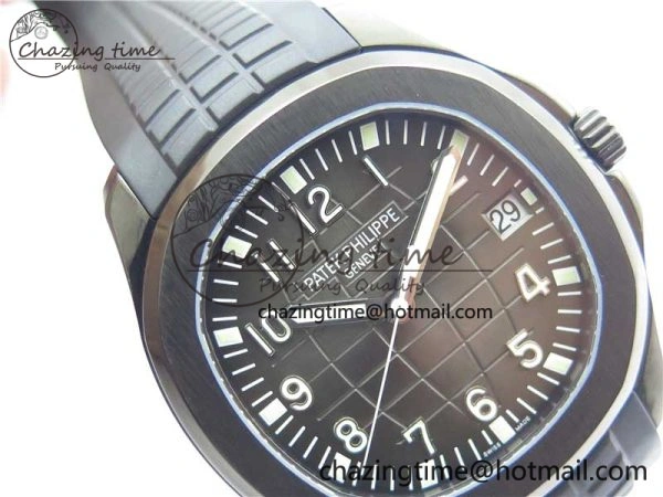 Aquanaut Black Venom DLC ZF 1:1 Best Edition Black Dial on Black Rubber Strap 324CS (Free box) HighPerformance 8892