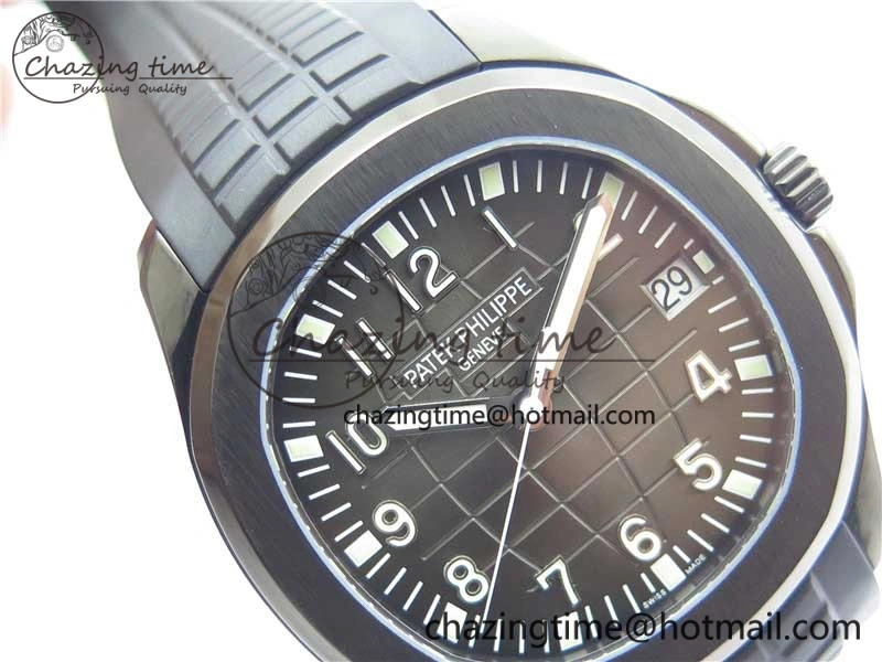 Aquanaut Black Venom DLC ZF 1:1 Best Edition Black Dial on Black Rubber Strap 324CS (Free box) HighPerformance 8892