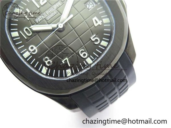 Aquanaut Black Venom DLC ZF 1:1 Best Edition Black Dial on Black Rubber Strap 324CS (Free box) HighPerformance 8892