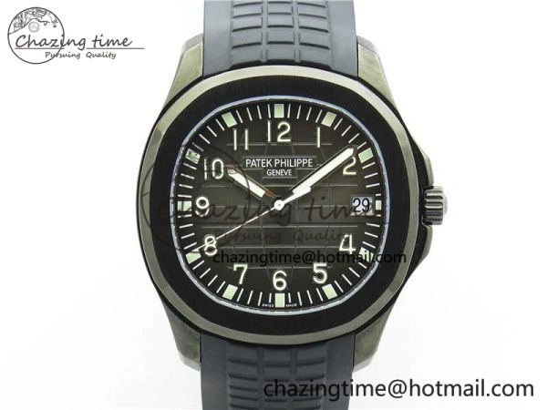 Aquanaut Black Venom DLC ZF 1:1 Best Edition Black Dial on Black Rubber Strap 324CS (Free box) HighPerformance 8892