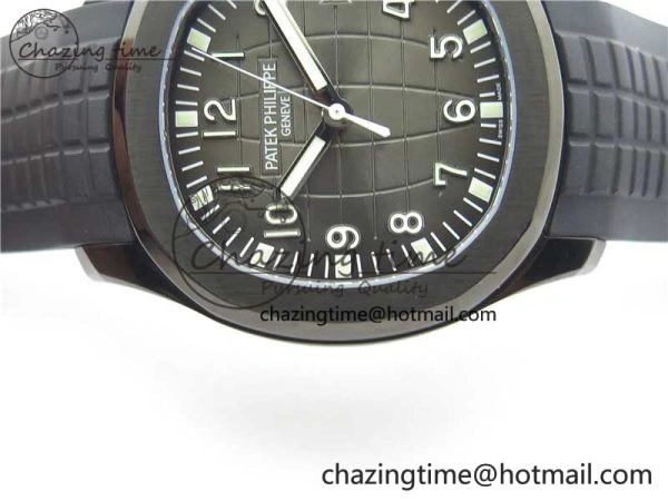 Aquanaut Black Venom DLC ZF 1:1 Best Edition Black Dial on Black Rubber Strap 324CS (Free box) HighPerformance 8892