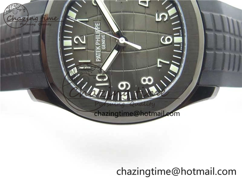 Aquanaut Black Venom DLC ZF 1:1 Best Edition Black Dial on Black Rubber Strap 324CS (Free box) HighPerformance 8892