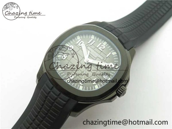 Aquanaut Black Venom DLC ZF 1:1 Best Edition Black Dial on Black Rubber Strap 324CS (Free box) HighPerformance 8892