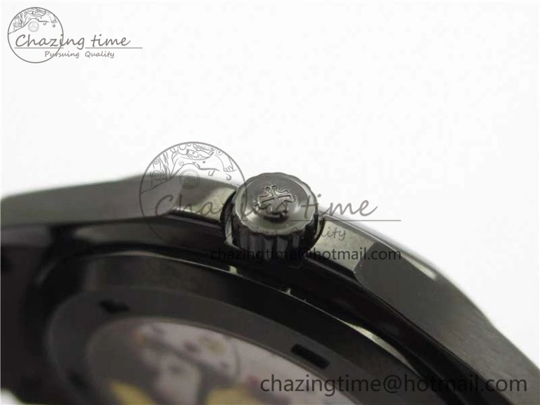 Aquanaut Black Venom DLC ZF 1:1 Best Edition Black Dial on Brown Rubber Strap 324CS (Free box) Comfortable 8894