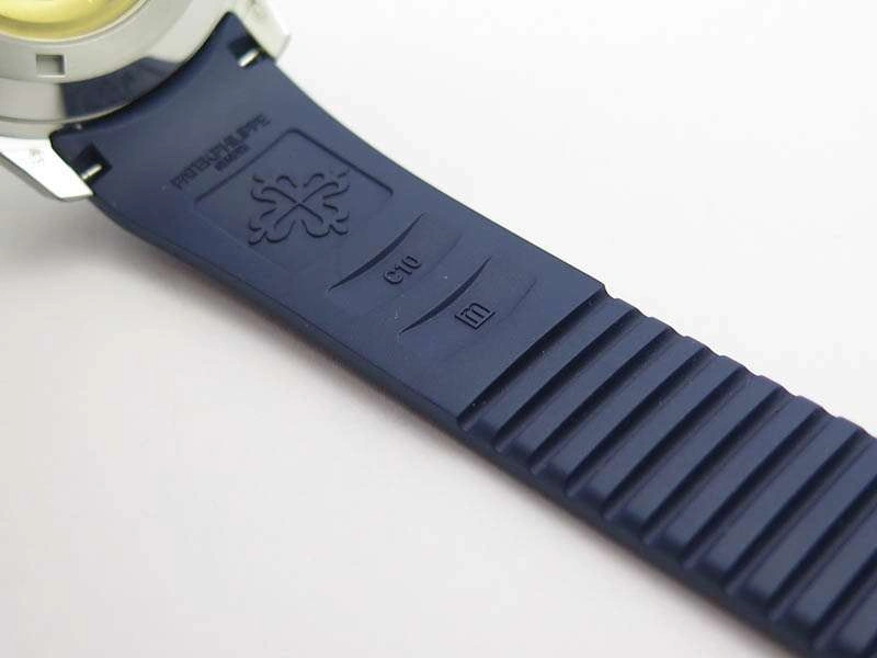 Comfortable Aquanaut Jumbo 42mm SS BP Maker 1:1 Best Edition Blue Dial On Blue Rubber Strap APP324CS 9038