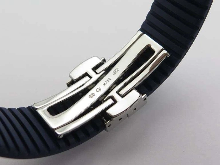 Comfortable Aquanaut Jumbo 42mm SS BP Maker 1:1 Best Edition Blue Dial On Blue Rubber Strap APP324CS 9038