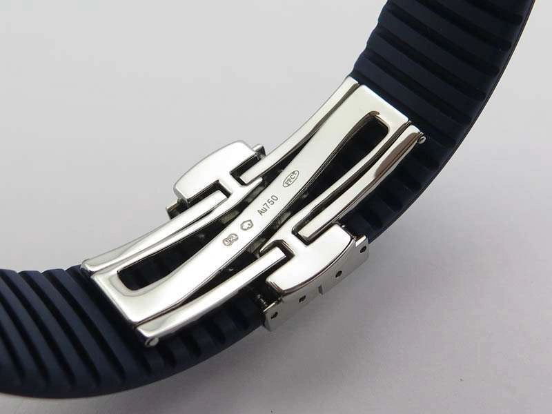 Comfortable Aquanaut Jumbo 42mm SS BP Maker 1:1 Best Edition Blue Dial On Blue Rubber Strap APP324CS 9038