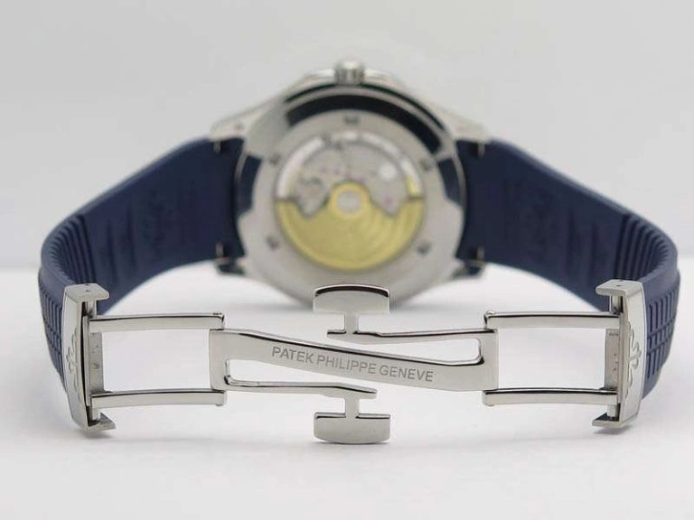 Comfortable Aquanaut Jumbo 42mm SS BP Maker 1:1 Best Edition Blue Dial On Blue Rubber Strap APP324CS 9038