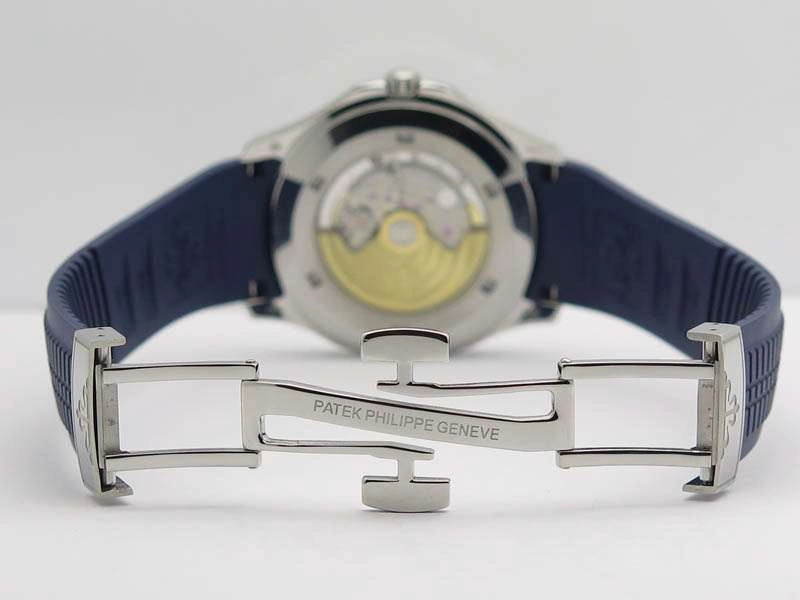 Comfortable Aquanaut Jumbo 42mm SS BP Maker 1:1 Best Edition Blue Dial On Blue Rubber Strap APP324CS 9038