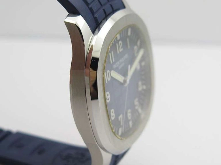 Comfortable Aquanaut Jumbo 42mm SS BP Maker 1:1 Best Edition Blue Dial On Blue Rubber Strap APP324CS 9038