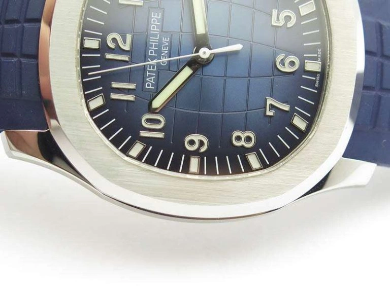 Comfortable Aquanaut Jumbo 42mm SS BP Maker 1:1 Best Edition Blue Dial On Blue Rubber Strap APP324CS 9038