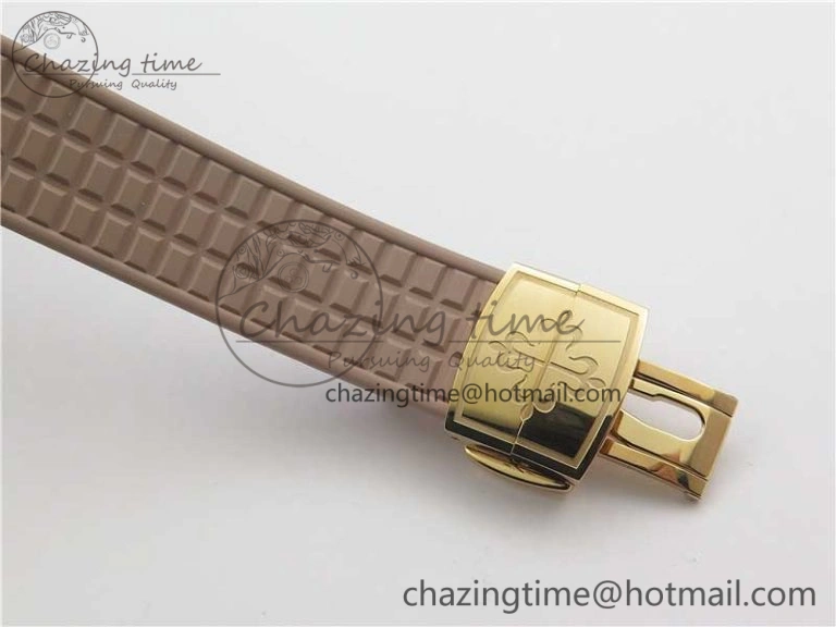 Efficient Aquanaut Jumbo 5069A RG PPF 1-1 Best Edition White MOP Dial on Rubber Strap Asian PP324CS(Free box) 8931
