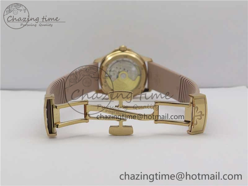 Efficient Aquanaut Jumbo 5069A RG PPF 1-1 Best Edition White MOP Dial on Rubber Strap Asian PP324CS(Free box) 8931