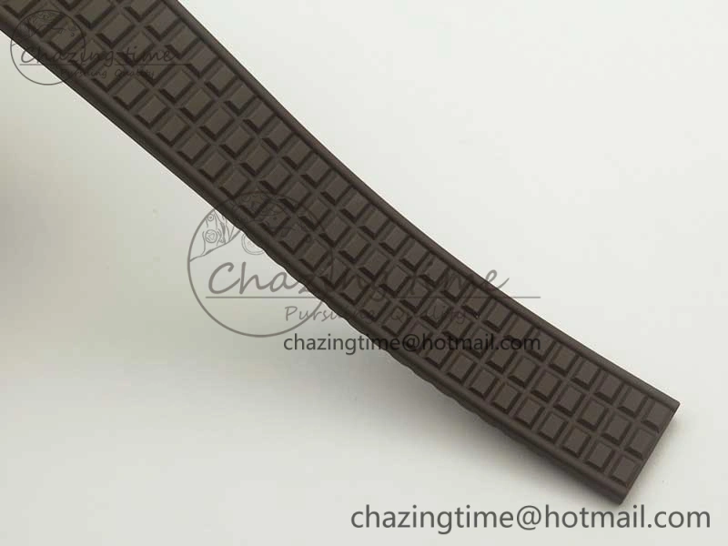 ComfortFit Aquanaut Jumbo 5069A RG TWF Best Edition Brown Dial Diam on Rubber Strap Asian PP324CS (Free Box) 8997
